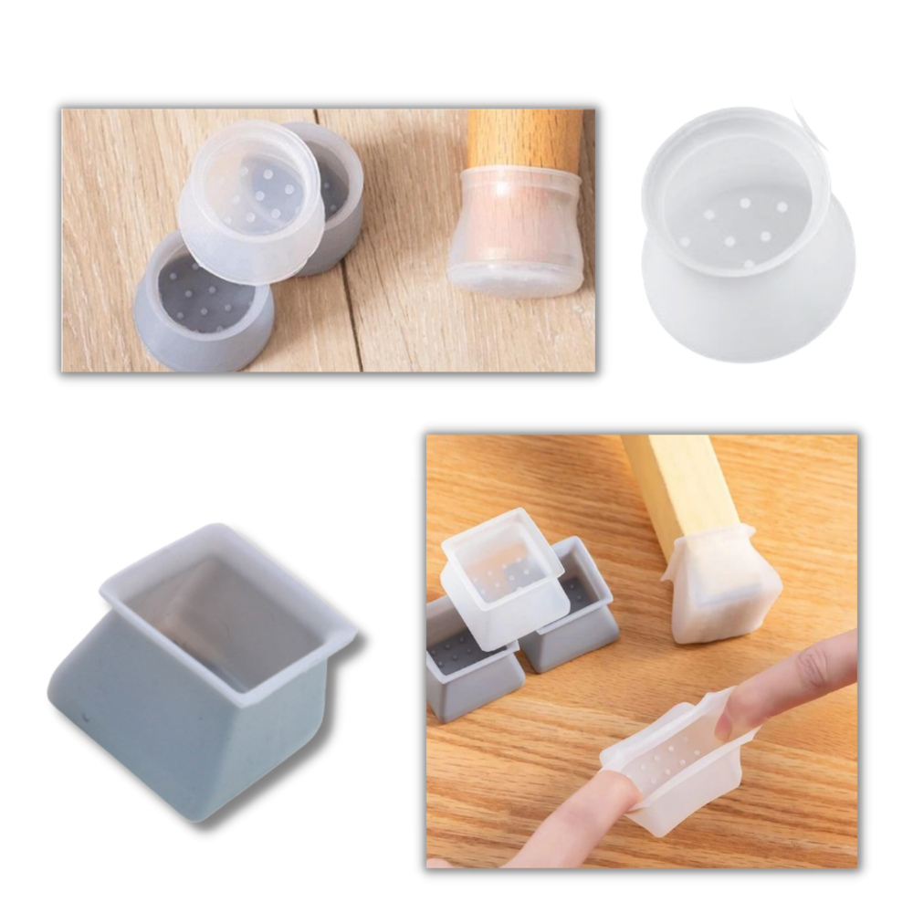 Pack of 8 Furniture silicone protection covers