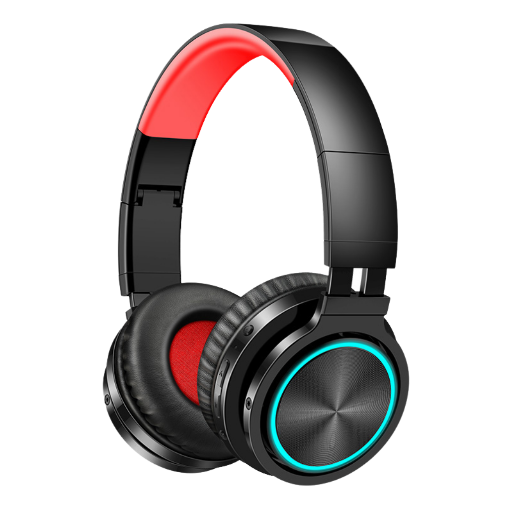 Colourful bluetooth headphones