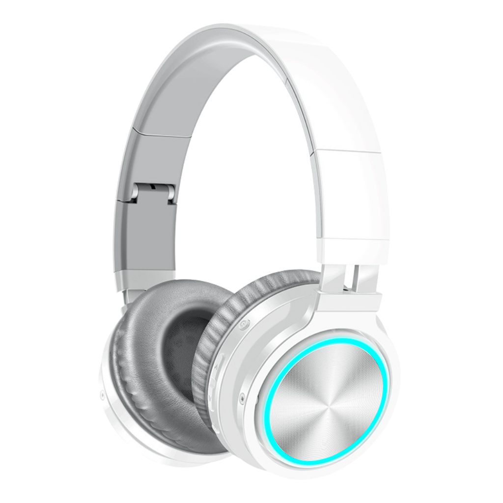 Colourful bluetooth headphones