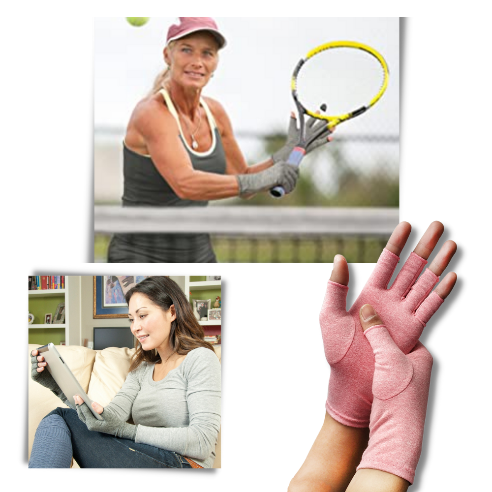 Compression joint pain relief gloves