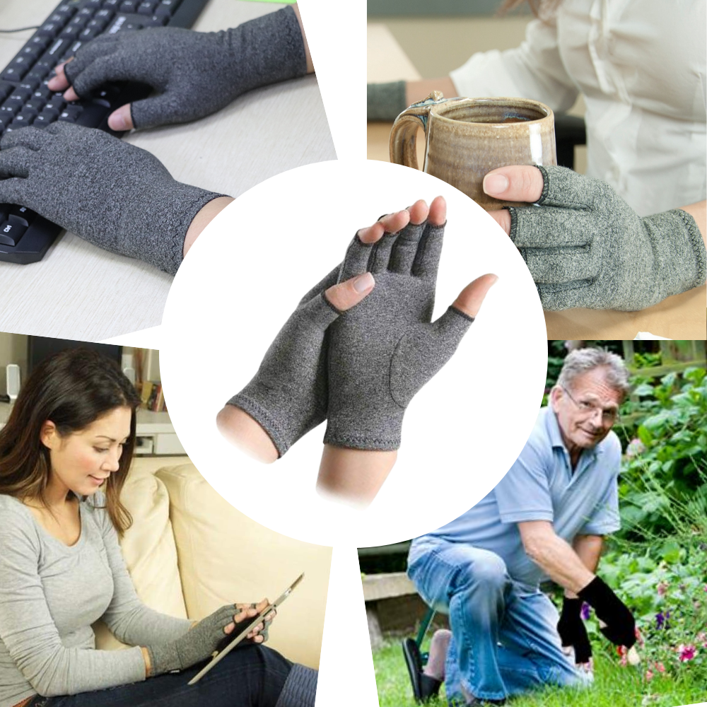 Compression joint pain relief gloves