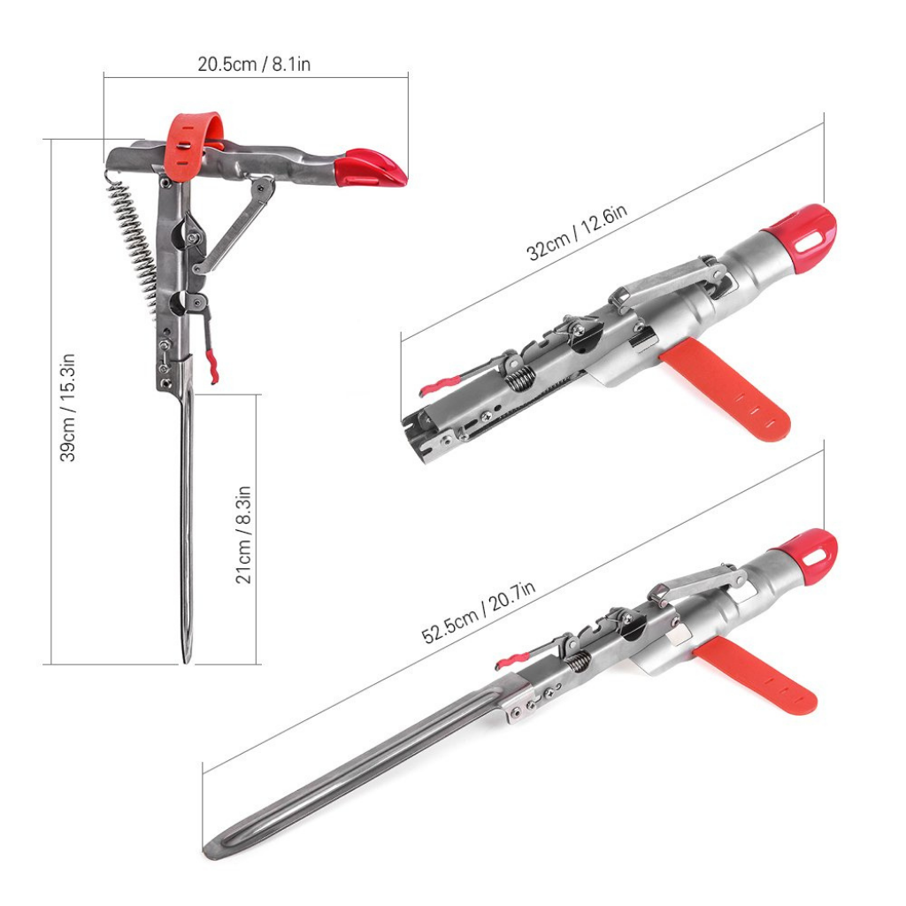 Fishing rod holder with springs