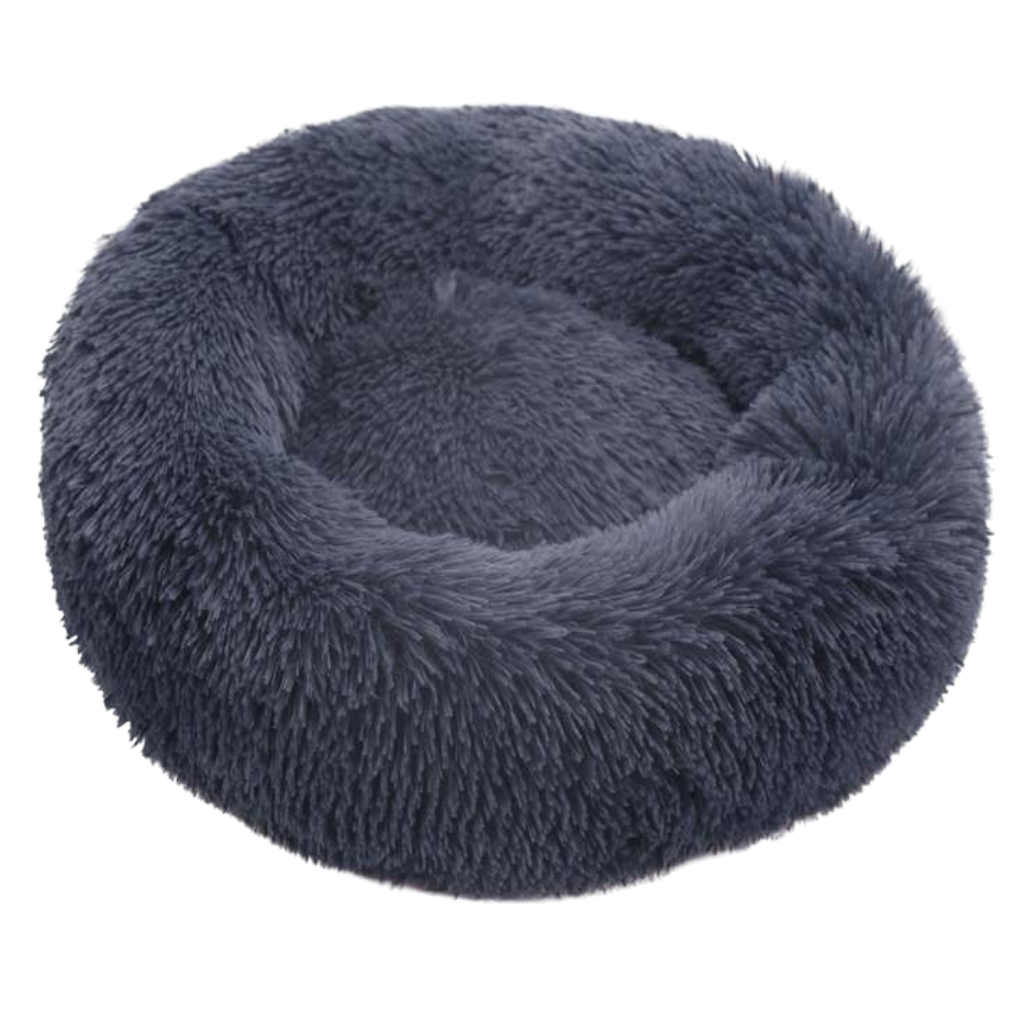 Fluffy Plush Donut Pet Bed