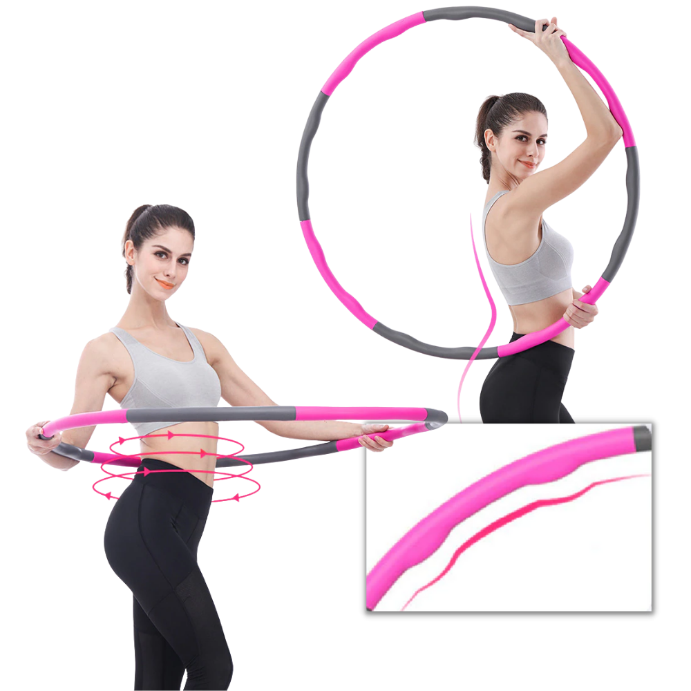 Padded Fitness Hula Hoop Adjustable