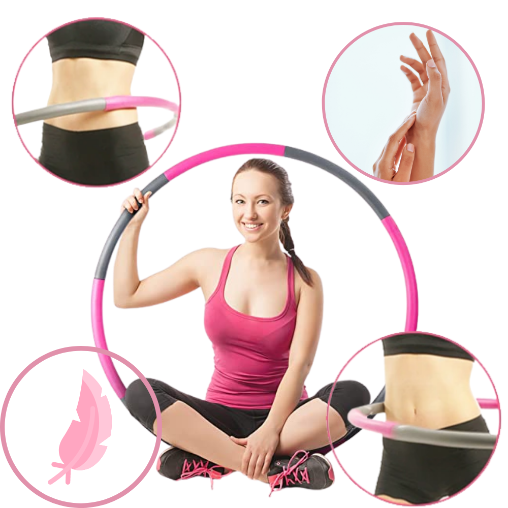 Padded Fitness Hula Hoop Adjustable