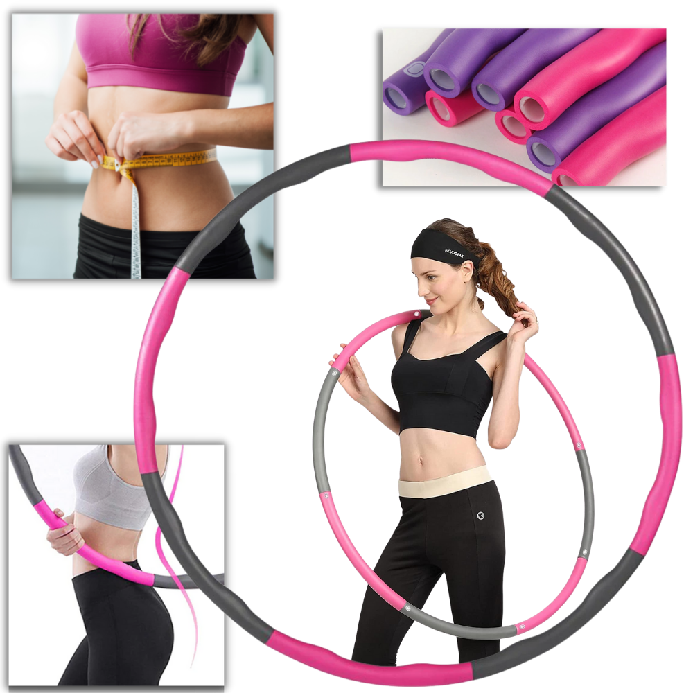 Padded Fitness Hula Hoop Adjustable