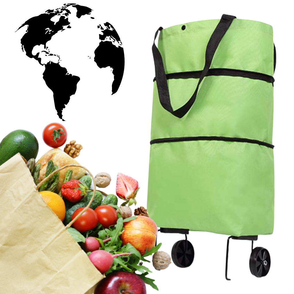 Foldable Trolley grocery Bag 30L