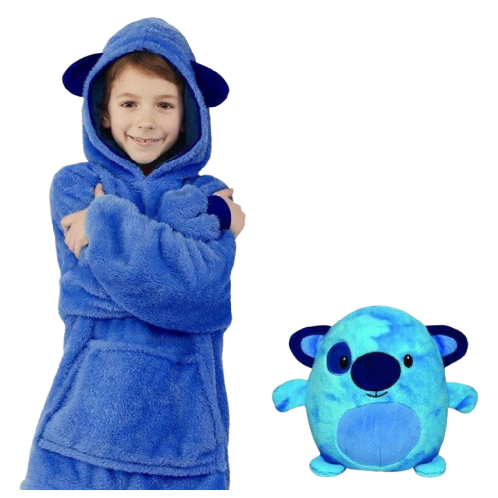 2 in 1 Foldable hoodie plush