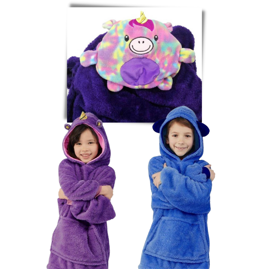 2 in 1 Foldable hoodie plush