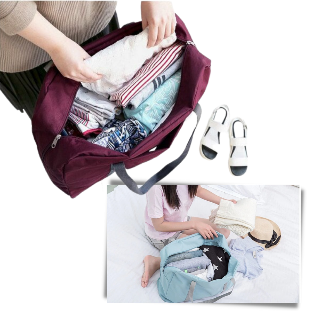 Foldable travel bag