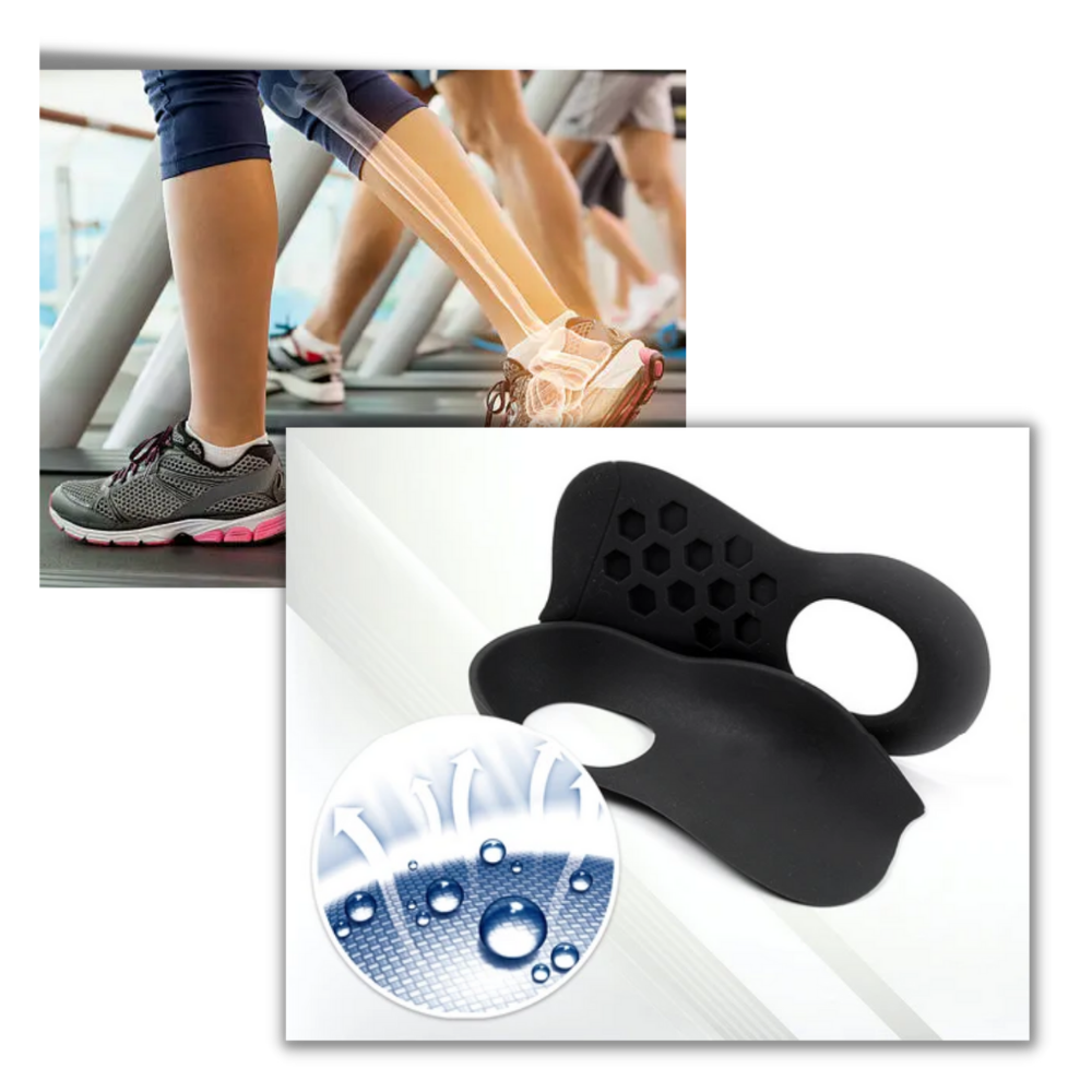 Orthopedic insoles for flat feet