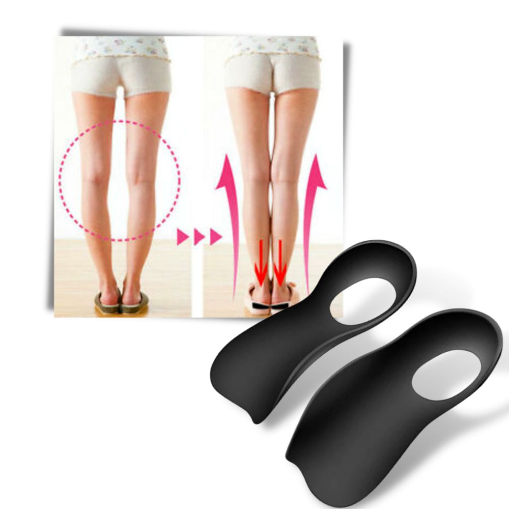 Orthopedic insoles for flat feet