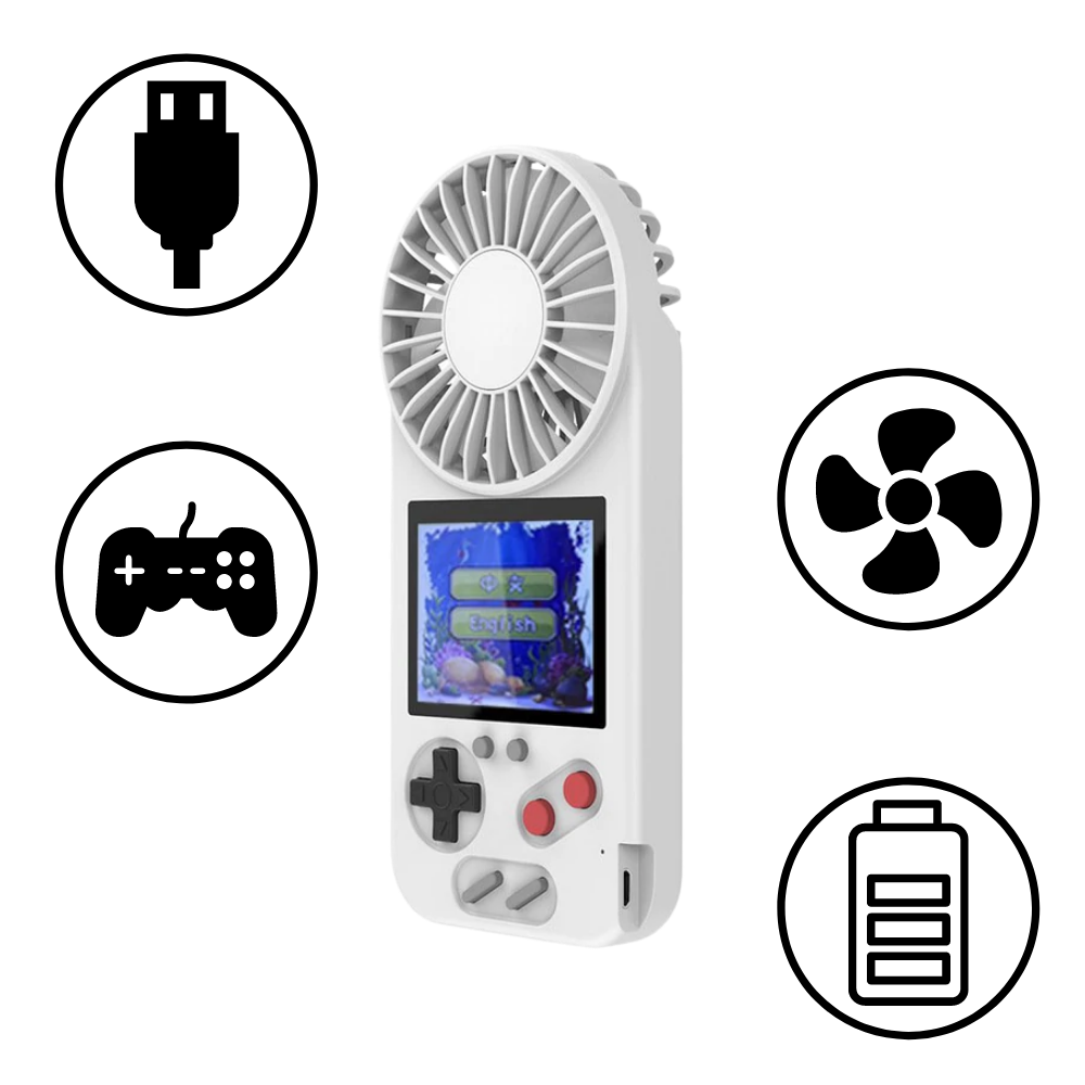 Multi-Game Hand-Held Console with Fan