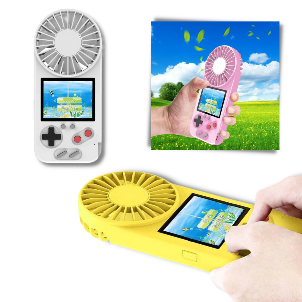 Multi-Game Hand-Held Console with Fan