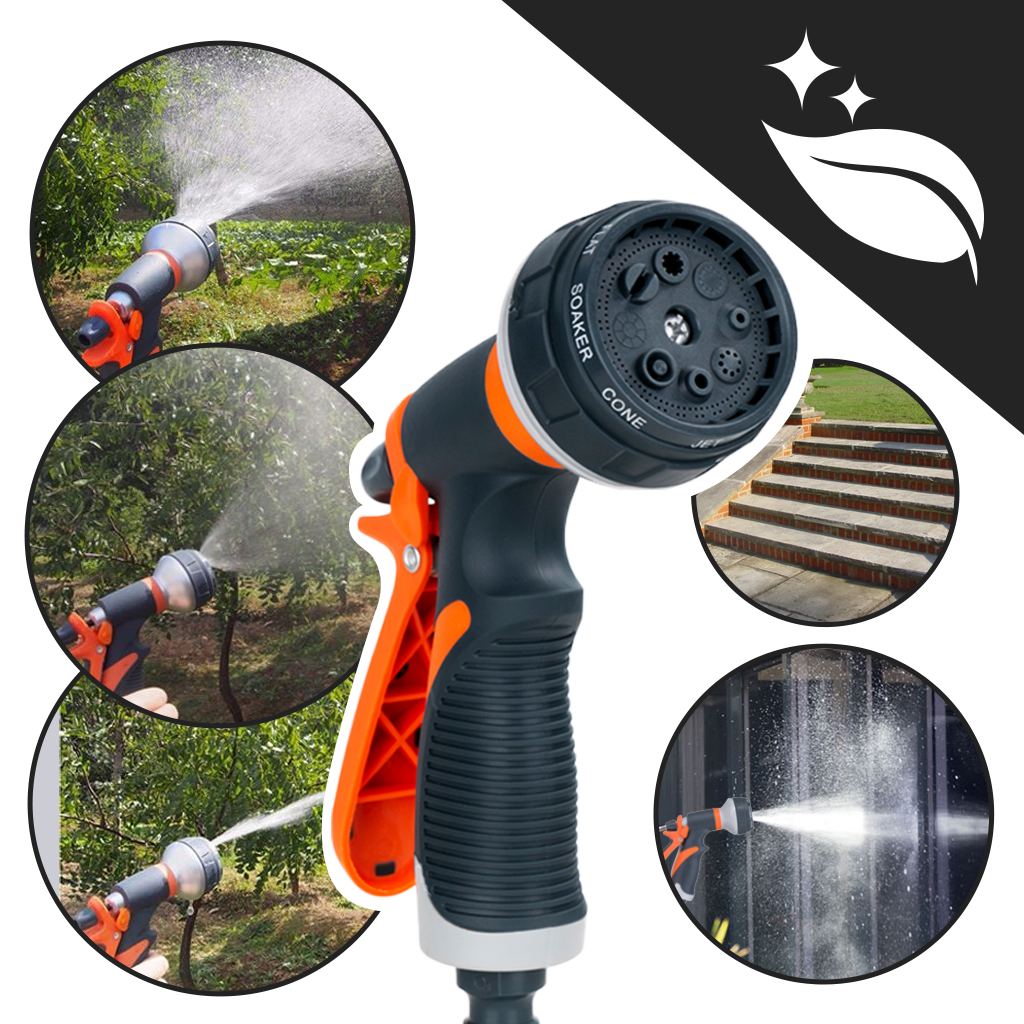 Garden Hose Spray Gun 8 patterns