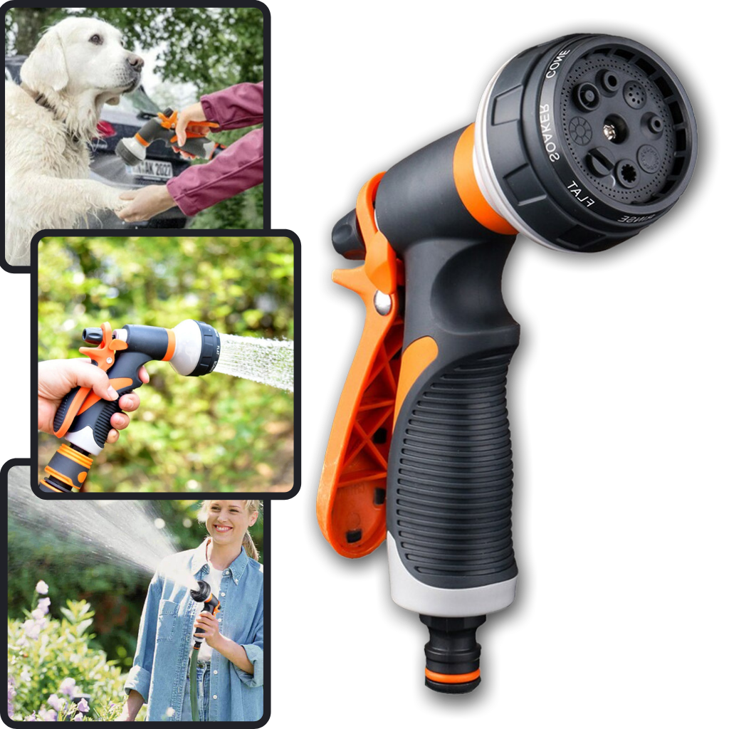 Garden Hose Spray Gun 8 patterns