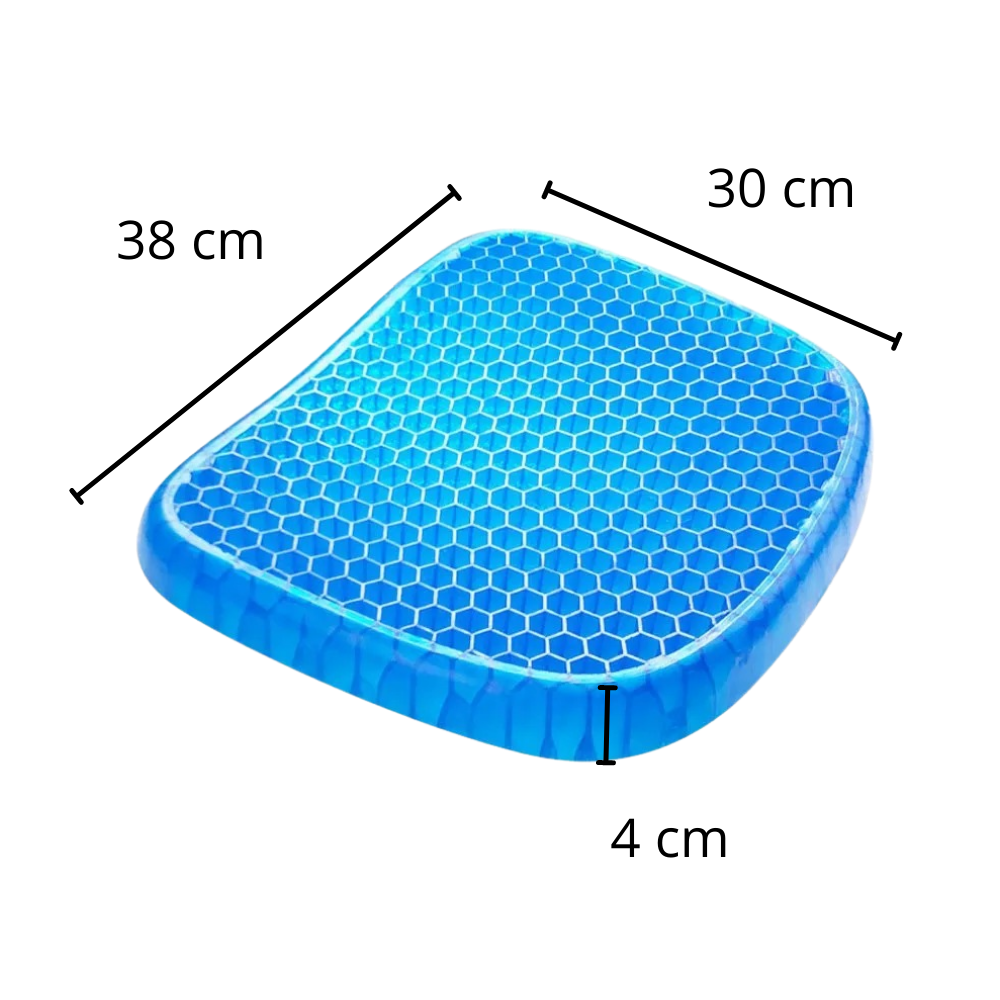 Gel seat cushion for pressure relief