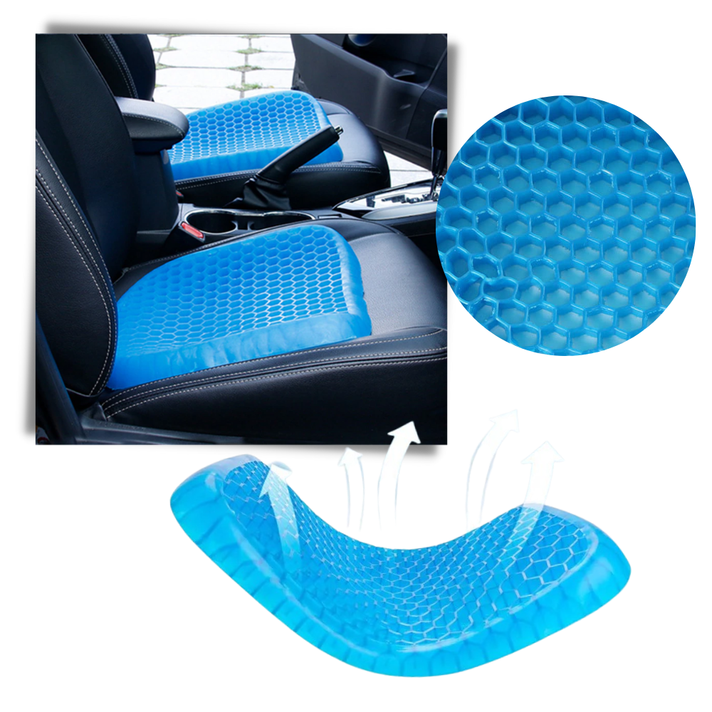 Gel seat cushion for pressure relief