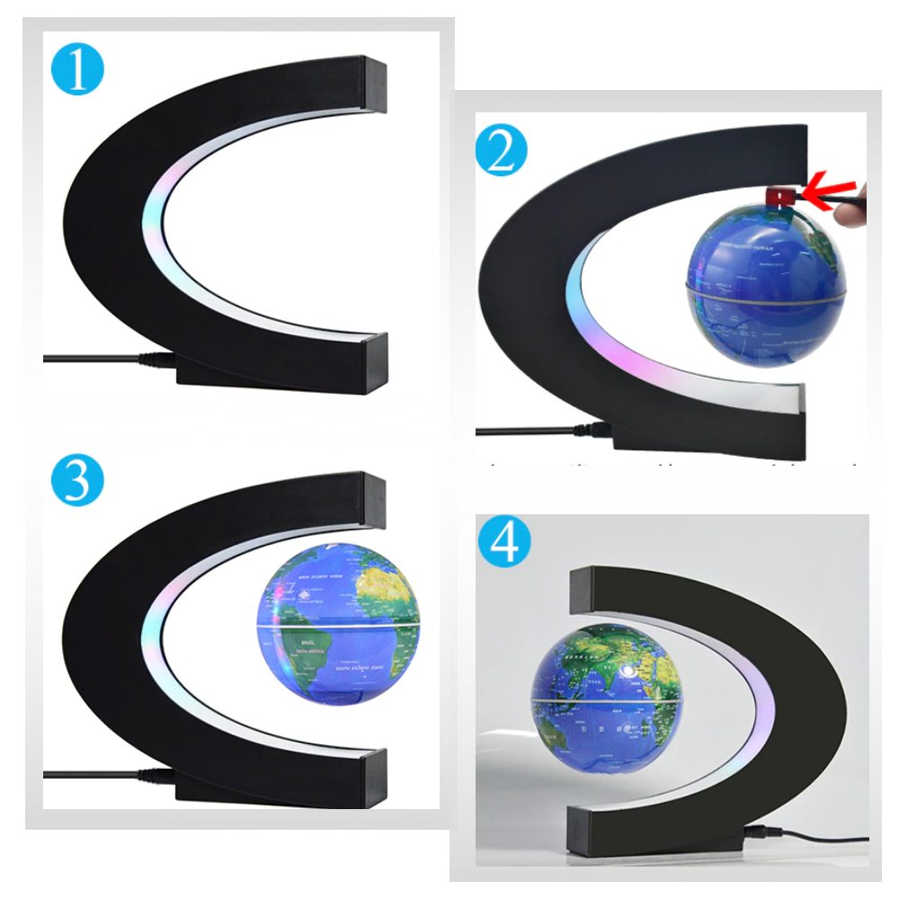 Levitating LED Magnetic Globe