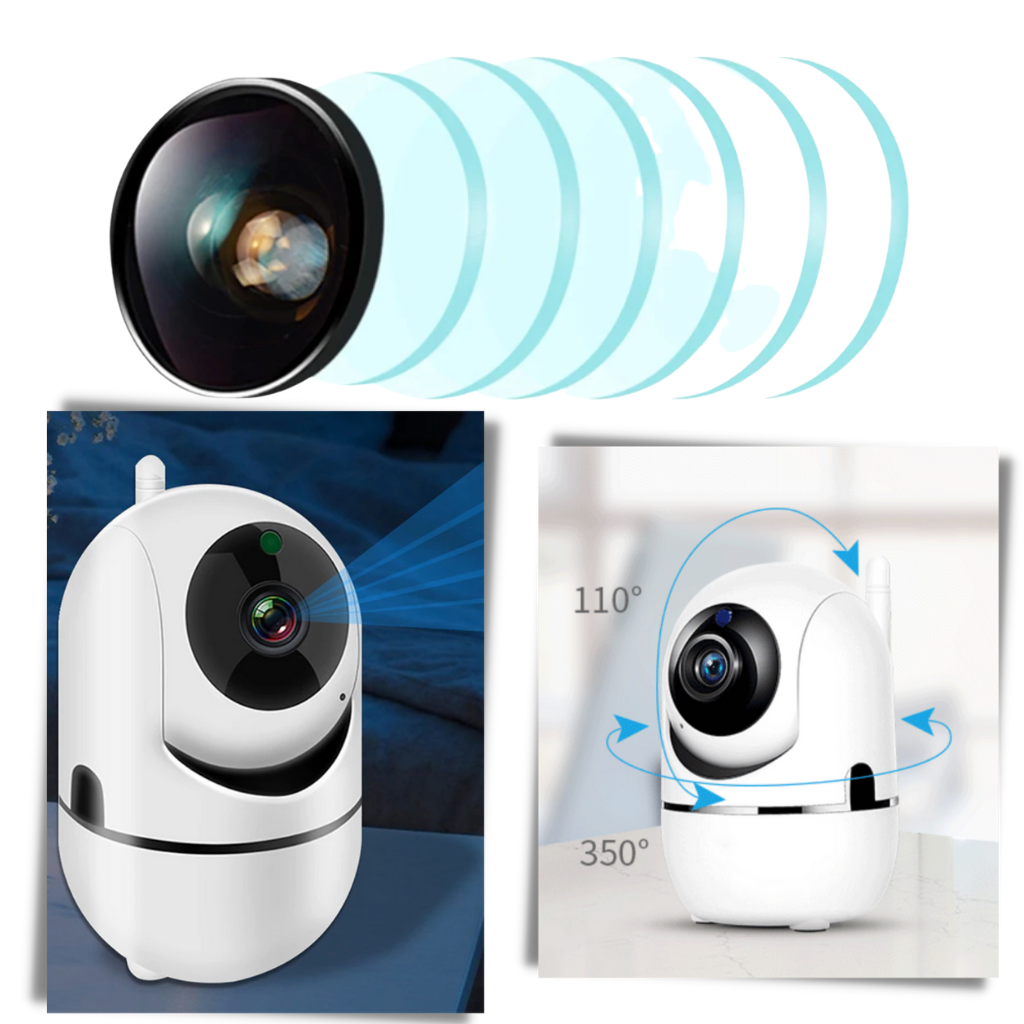 HD Wireless Security Camera with Sound and Motion Detection