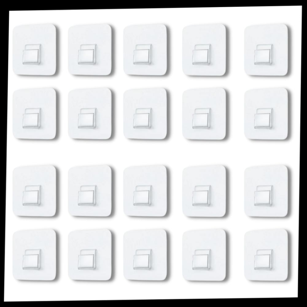 Pack of Adhesive Wall Hooks