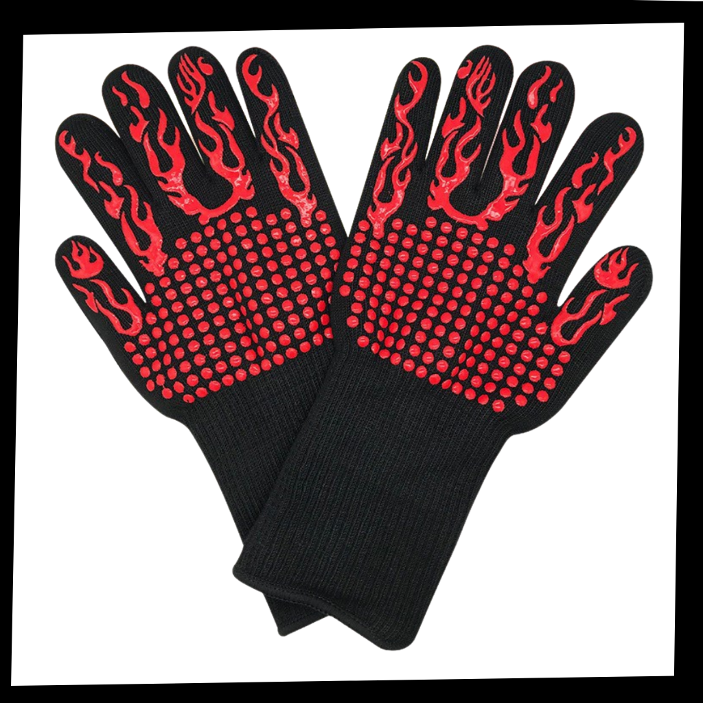 Heat resistant BBQ gloves (1 pair)