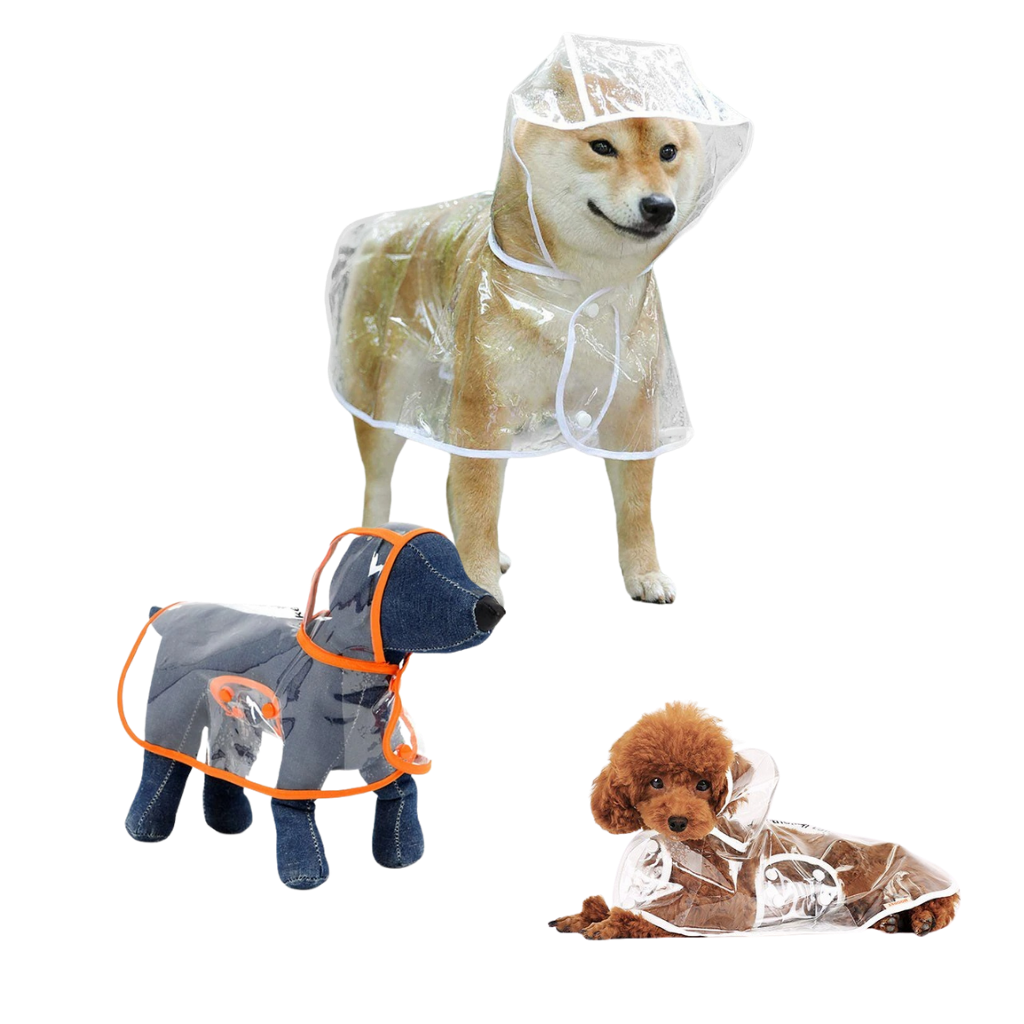 Hooded Raincoat for Dogs