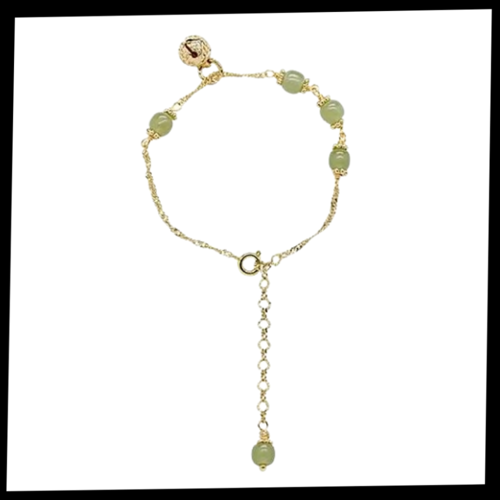 Hetian Jade Bell Bracelet