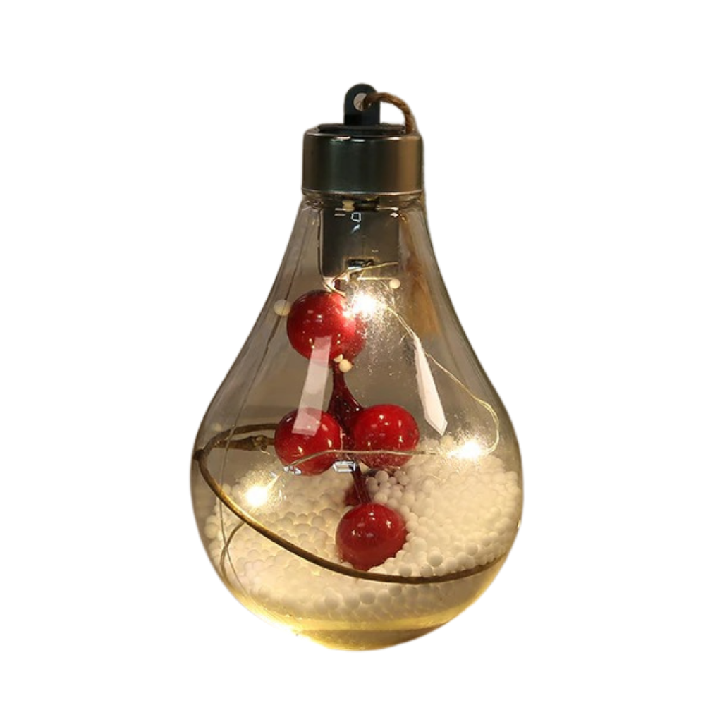 LED Transparent Christmas Ball Lightbulb