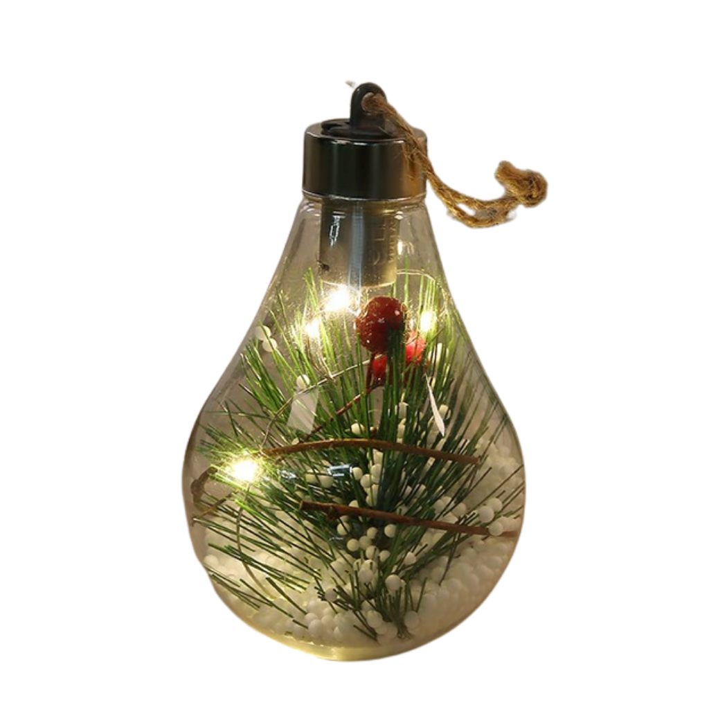 LED Transparent Christmas Ball Lightbulb