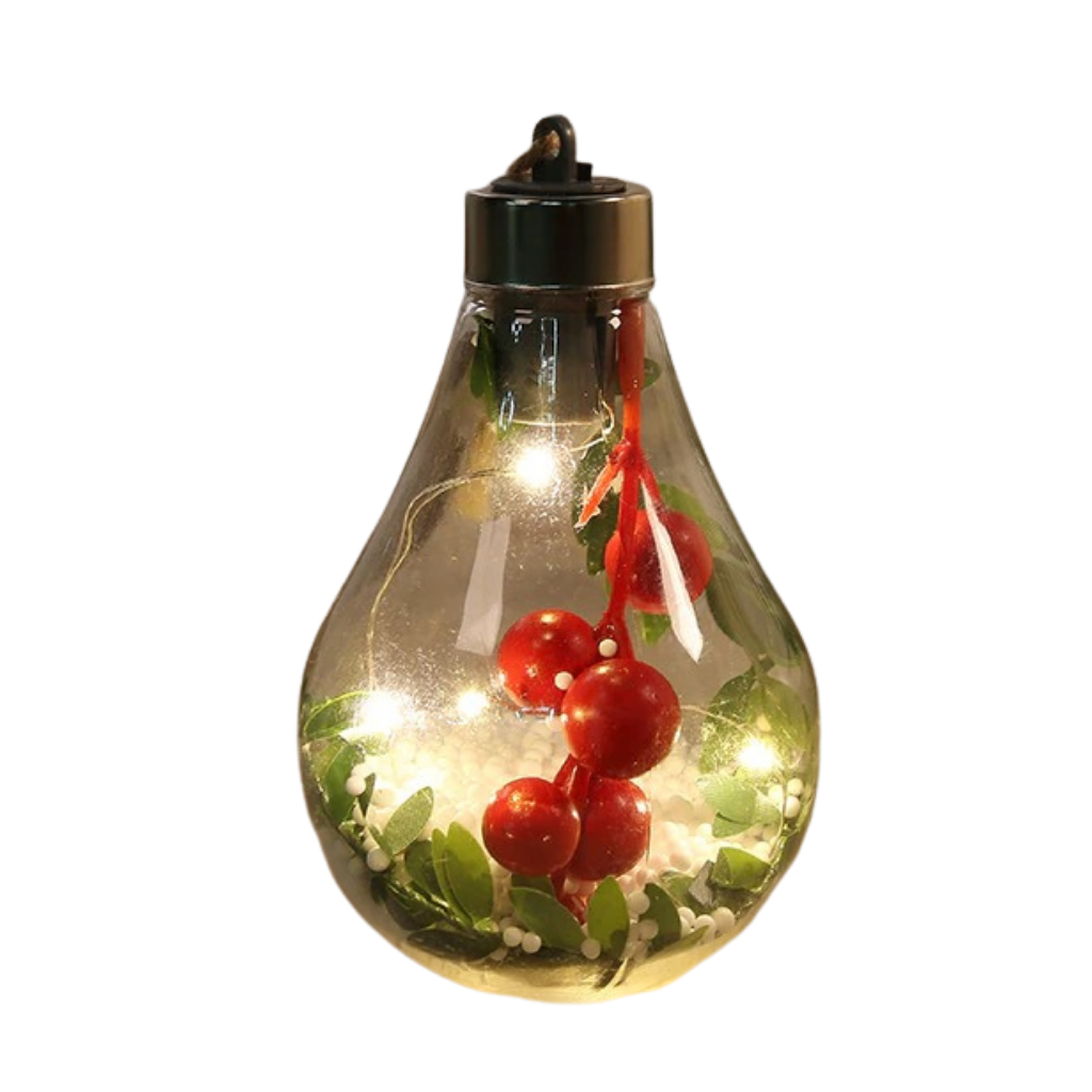 LED Transparent Christmas Ball Lightbulb