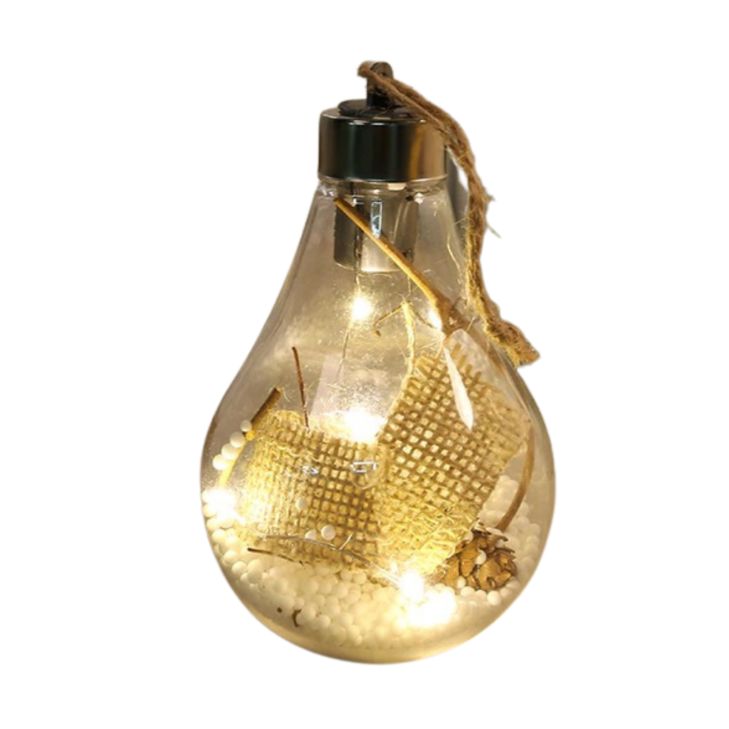 LED Transparent Christmas Ball Lightbulb