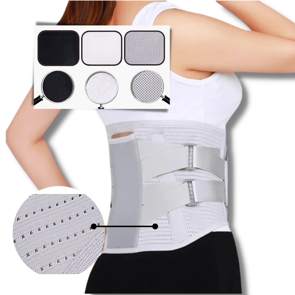 Orthopedic lumbar support belt