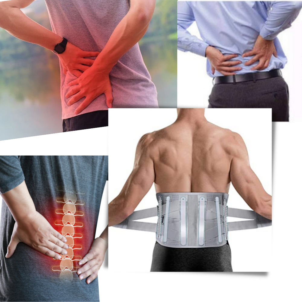 Orthopedic lumbar support belt