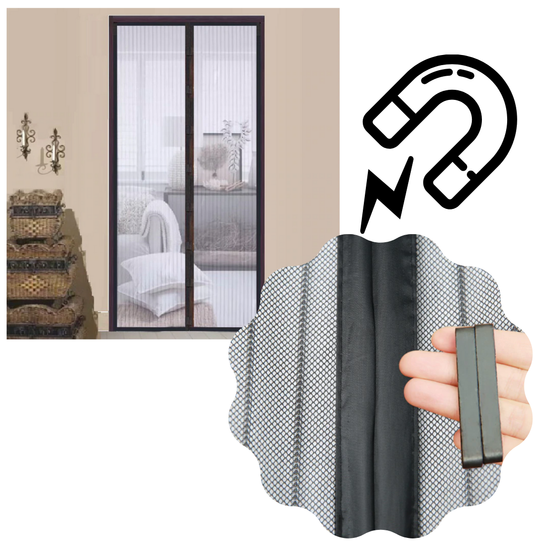 Magnetic Mosquito screen for doors