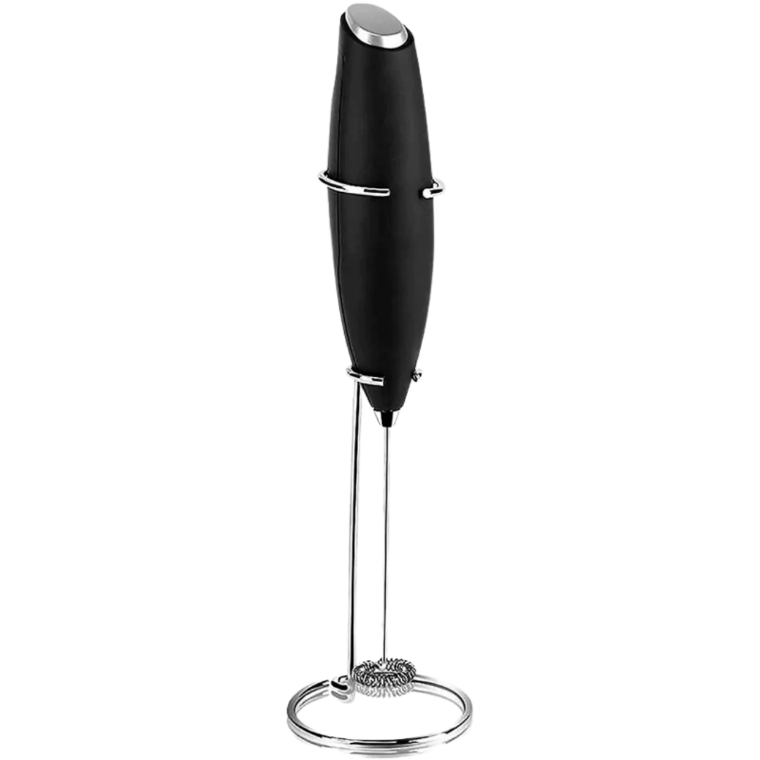 Electric Handheld Milk Frother with holder