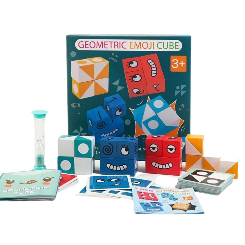 Montessori Magic Cube Emoji Game