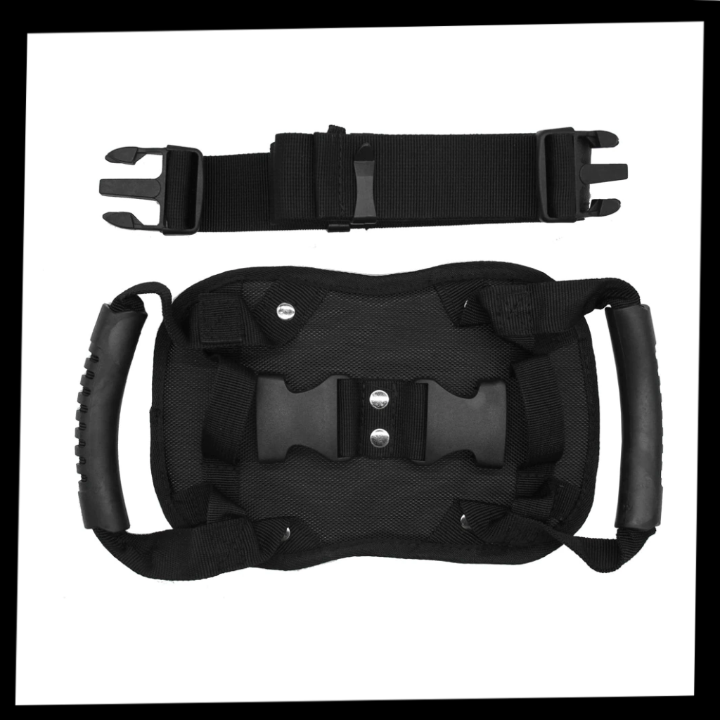 Moto driver belt for a passenger holding