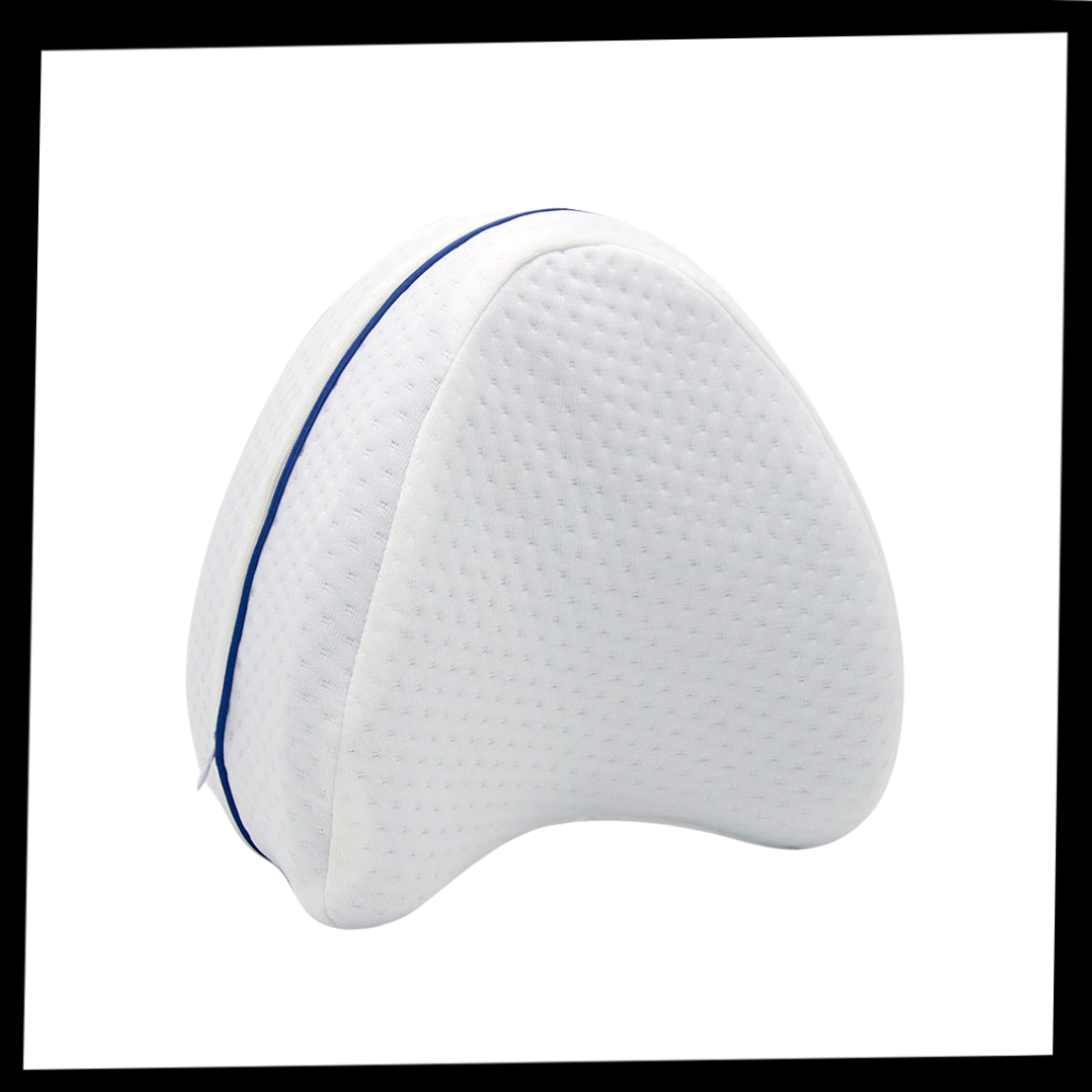 Orthopedic knee and leg pillow with memory foam