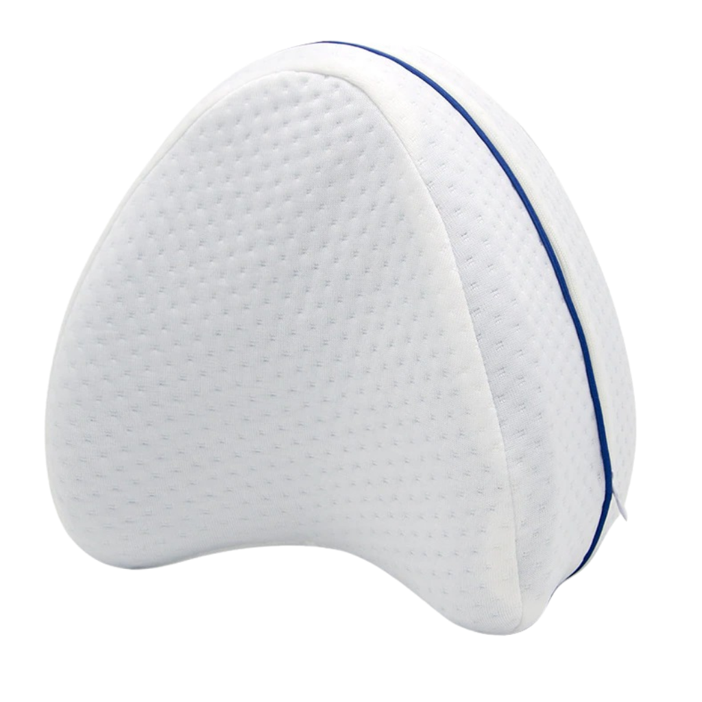 Orthopedic knee and leg pillow with memory foam