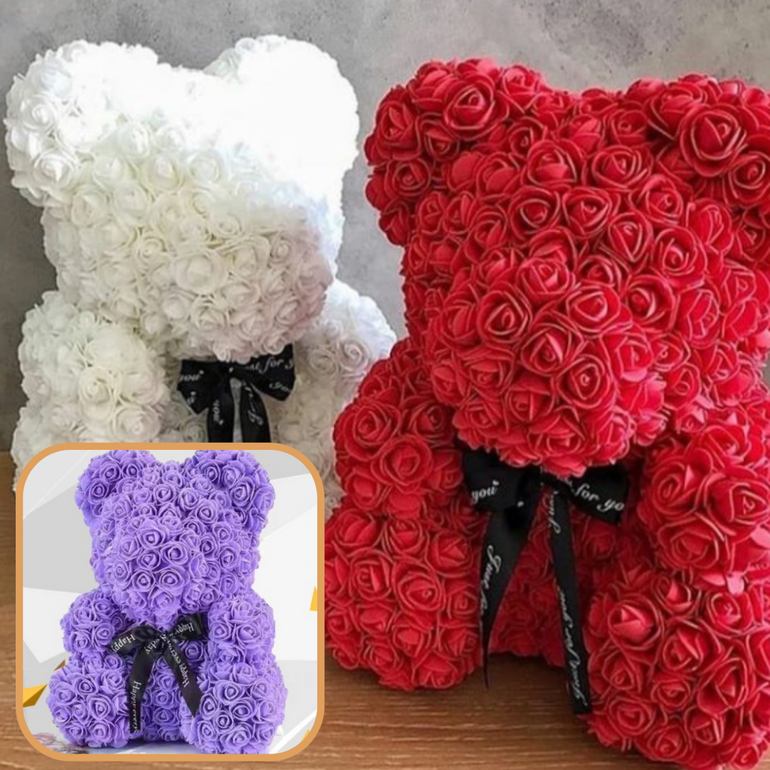 Roses teddy bear