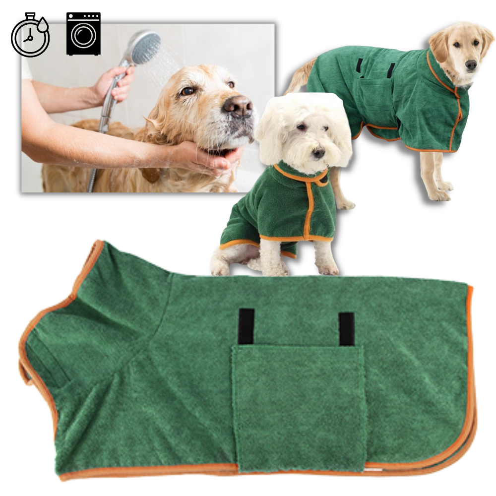 Super Absorbent Pet Bathrobe  -