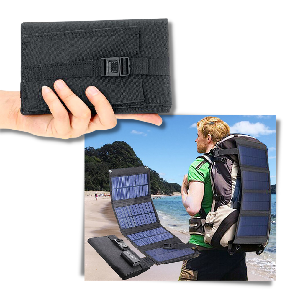 Portable Solar Panel Charger with USB Port