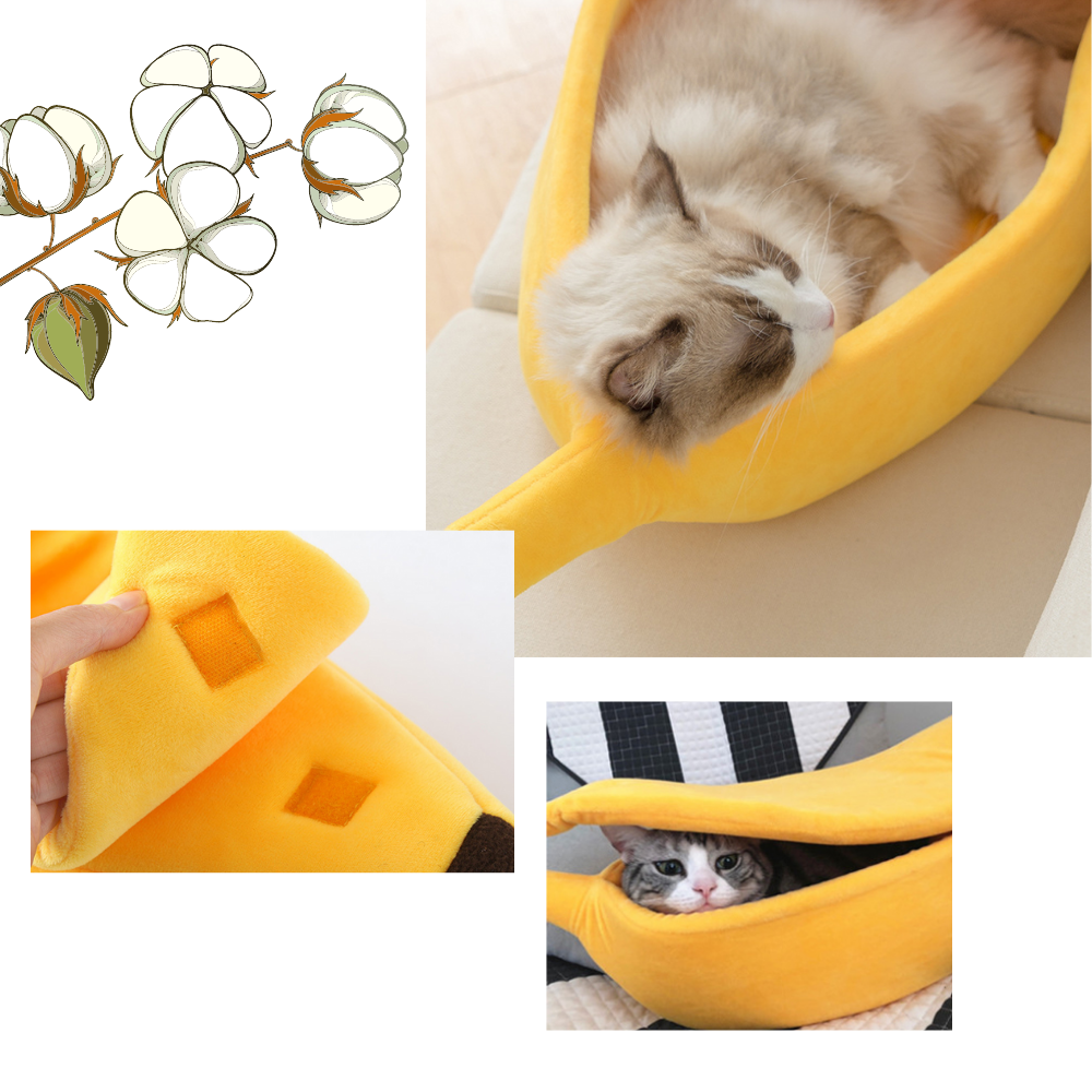 Banana Shaped Pet Bed