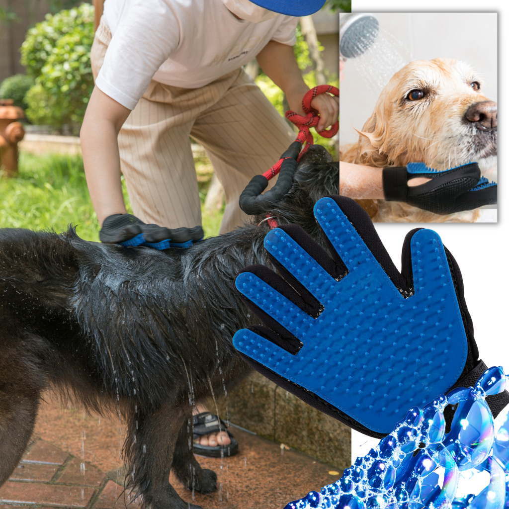 Pet Grooming Gloves (Pair)