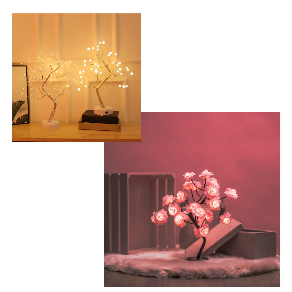 Delightful Rose Tree Lamp