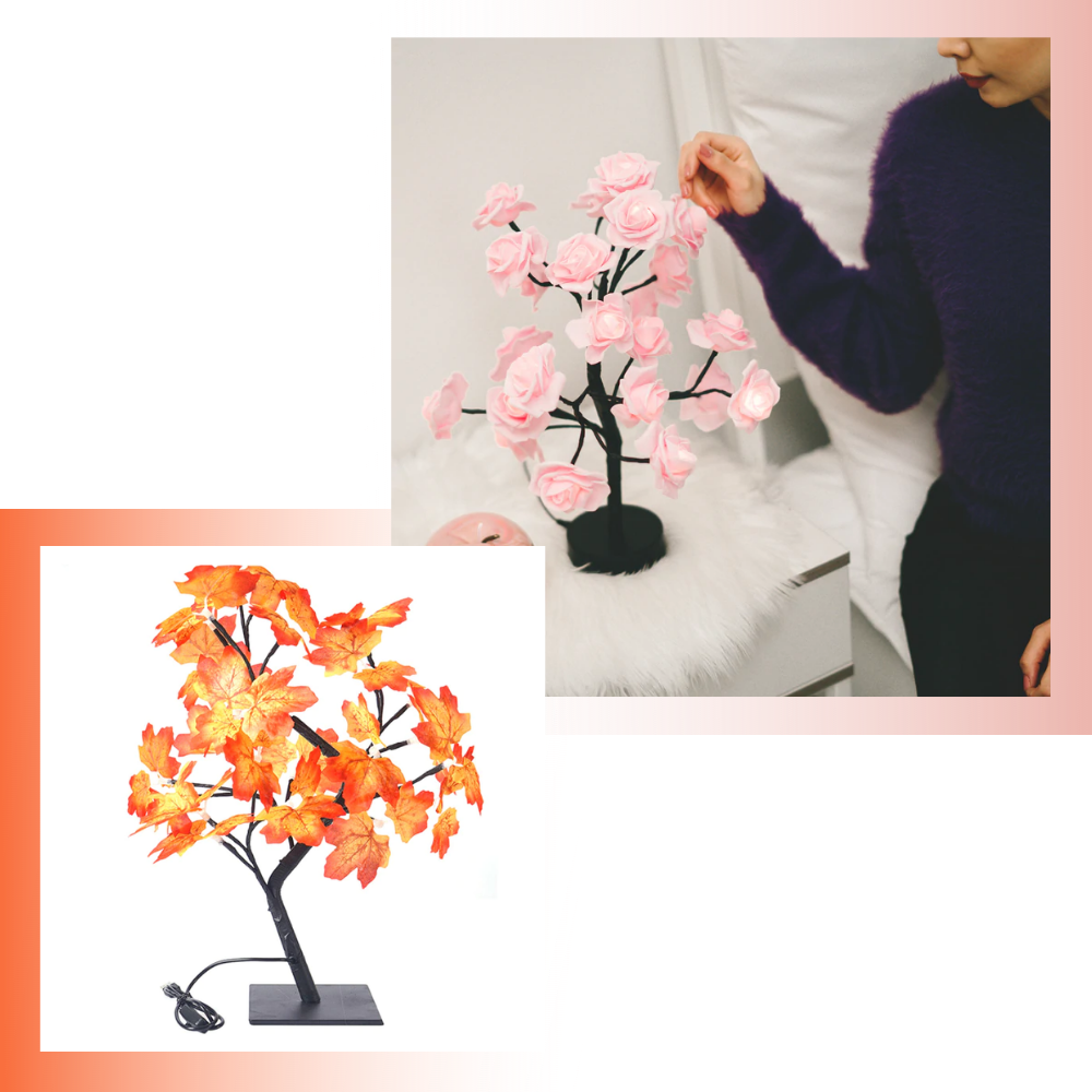 Delightful Rose Tree Lamp