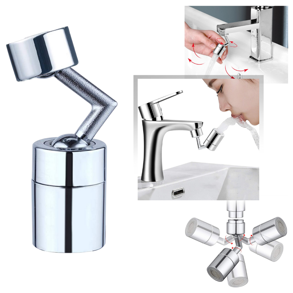 Rotating anti splash 360° swivel faucet nozzle - Ozerty