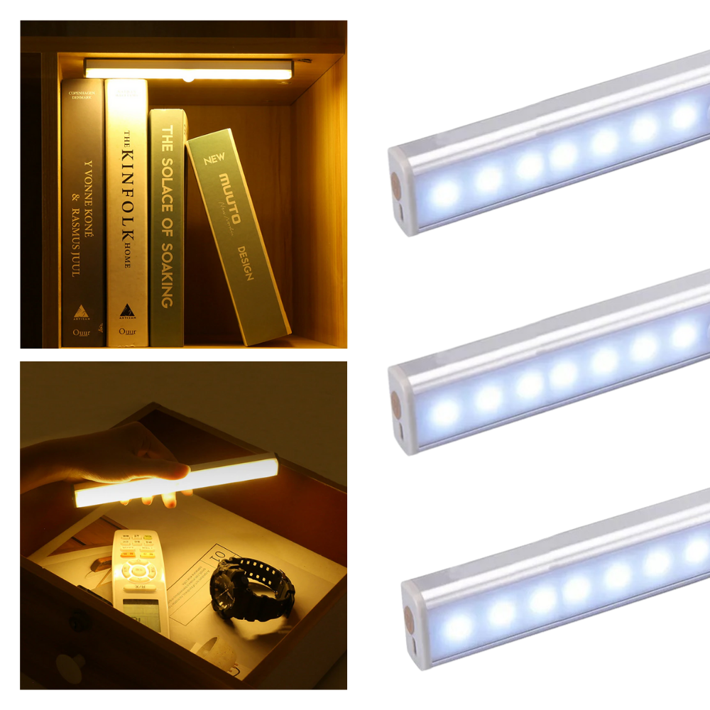 Magnetic motion sensor LED light