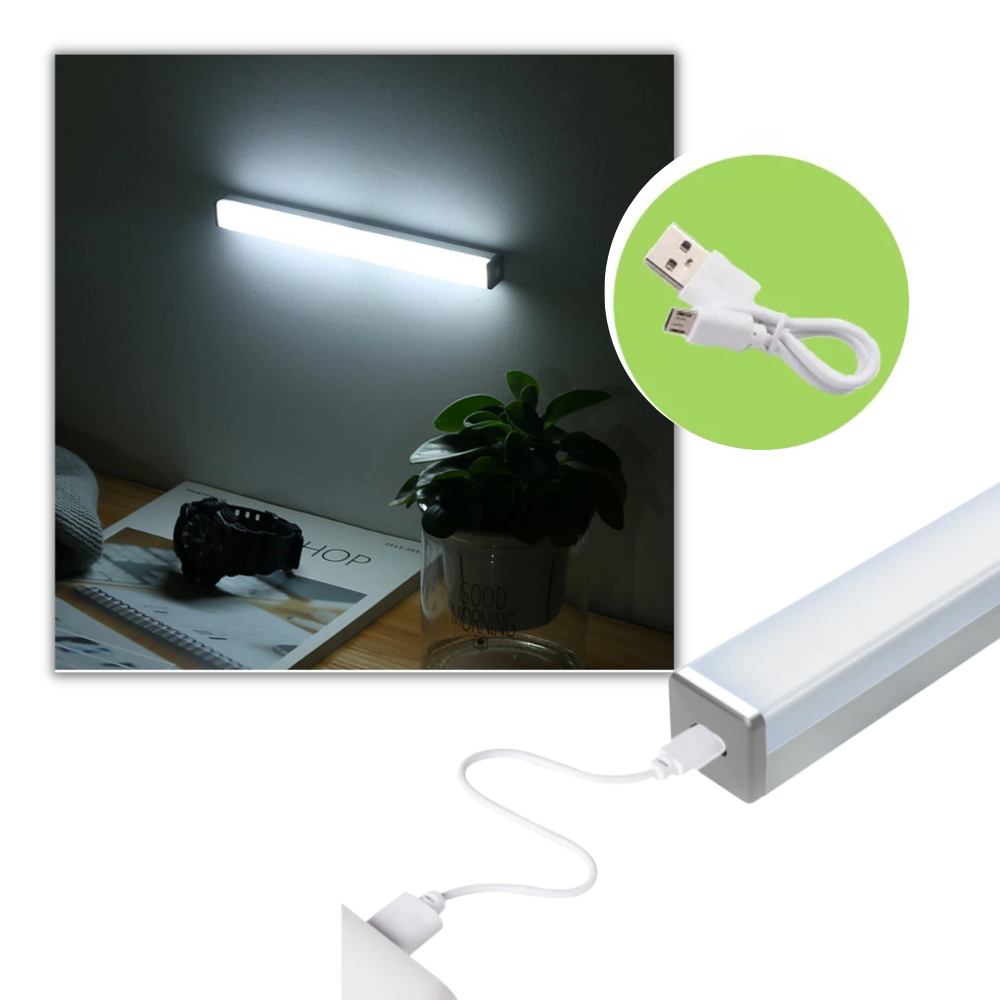 Magnetic motion sensor LED light